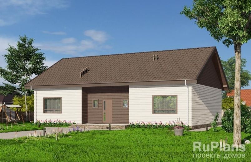 Проект каркасного дома №542 на заказ