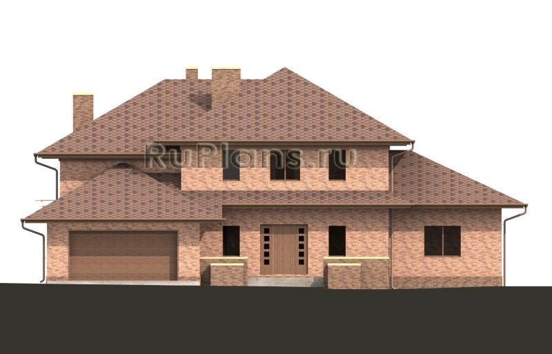 Проект кирпичного дома №639 на заказ