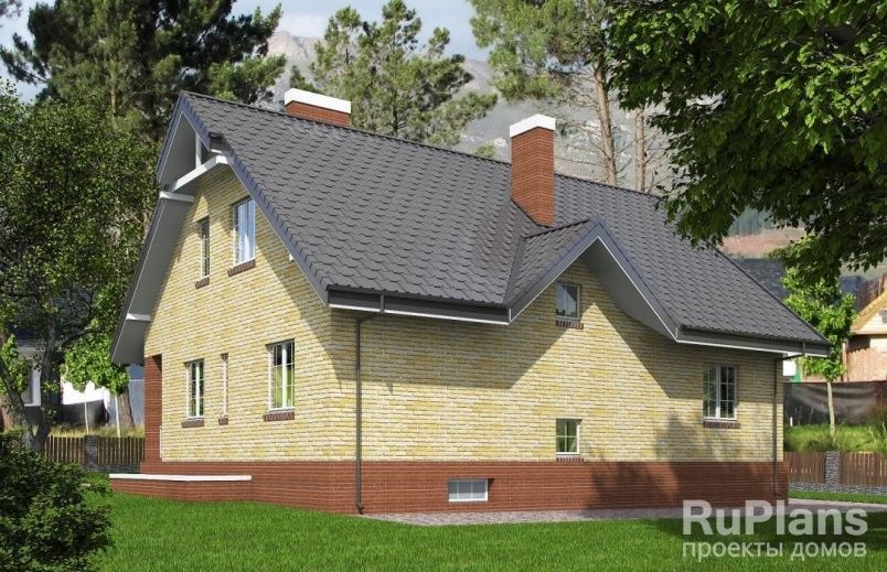 Проект блочного дома №367 на заказ