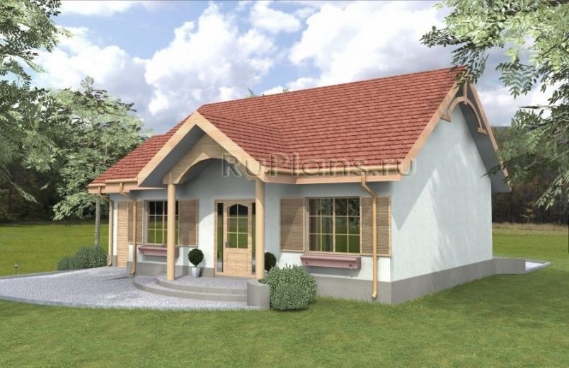 Проект каркасного дома №162 на заказ