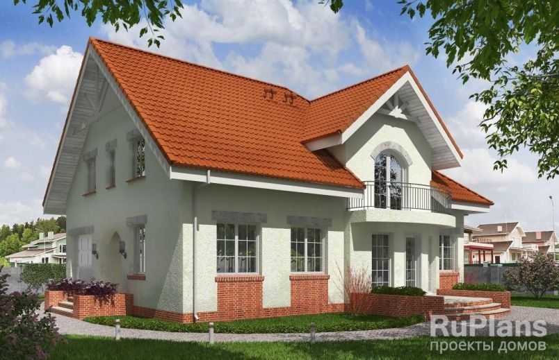 Проект каркасного дома №252 на заказ