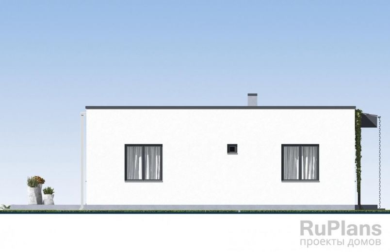 Проект блочного дома №641 на заказ