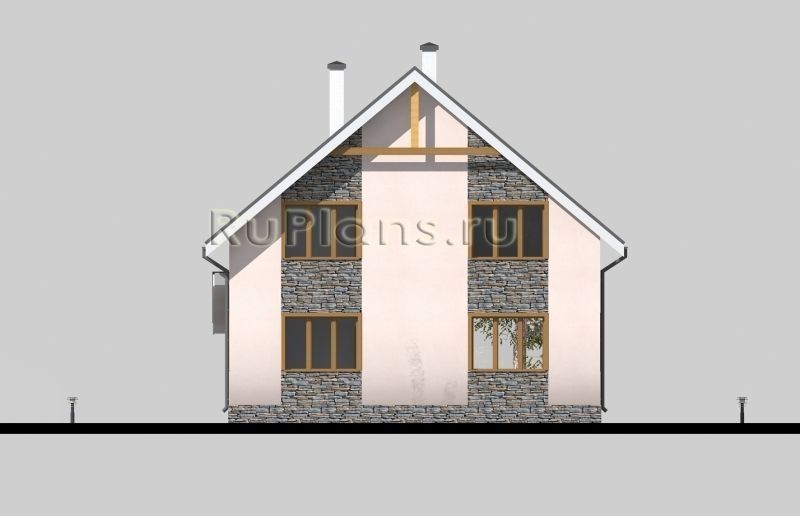 Проект блочного дома №45 на заказ