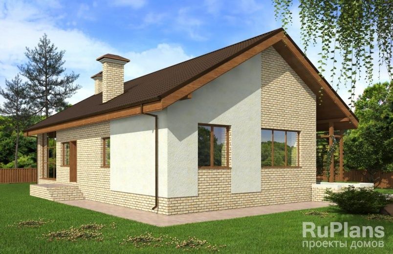 Проект кирпичного дома №367 на заказ