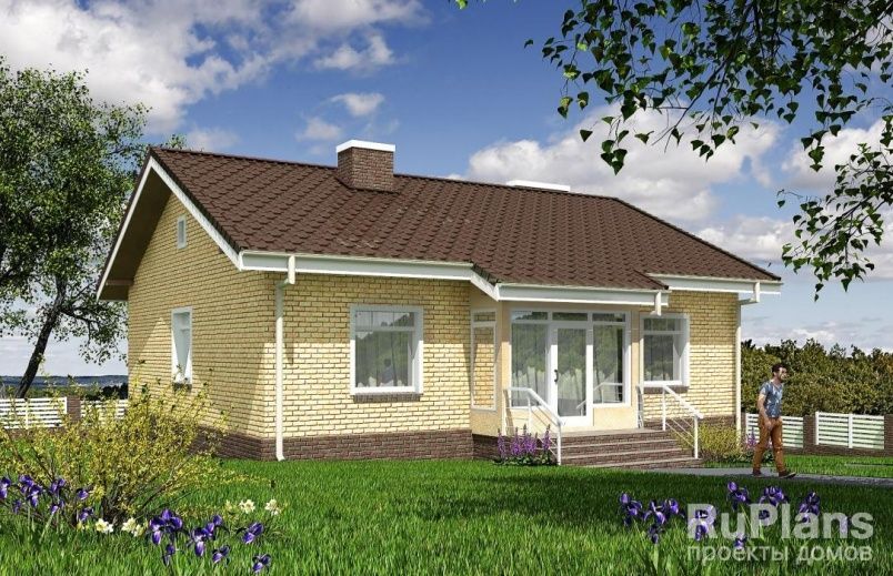 Проект блочного дома №569 на заказ