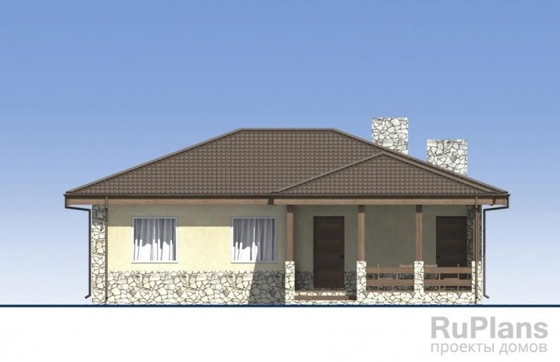 Проект блочного дома №285 на заказ