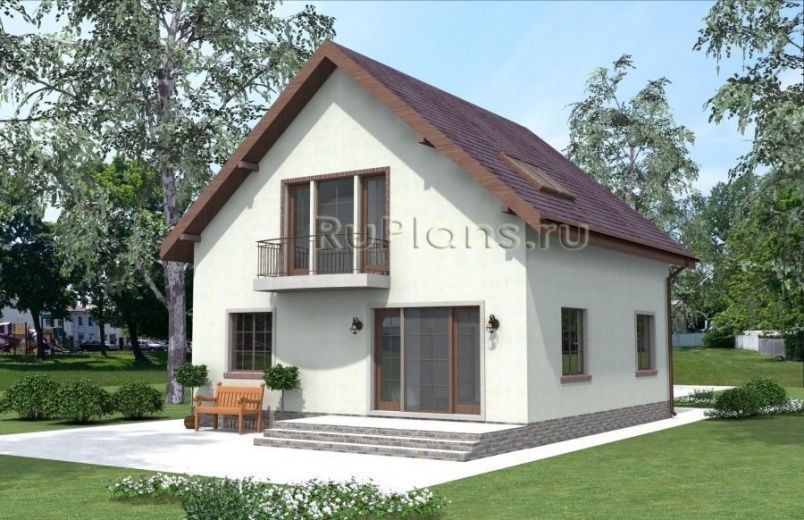 Проект каркасного дома №391 на заказ