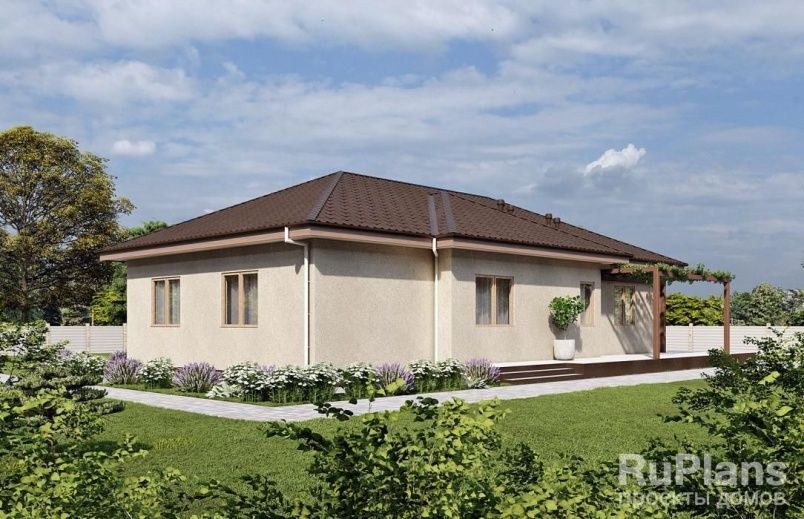 Проект каркасного дома №346 на заказ