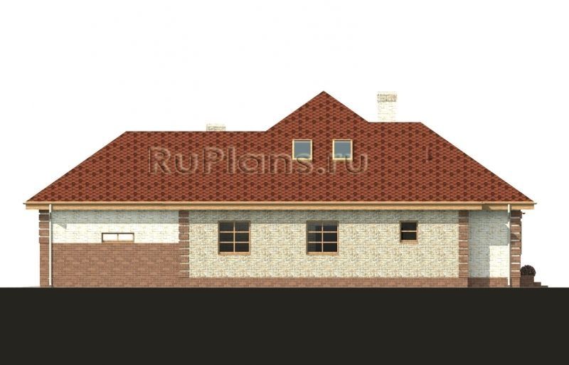 Проект блочного дома №418 на заказ