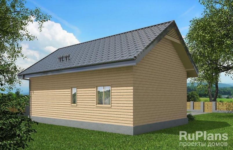 Проект каркасного дома №654 на заказ