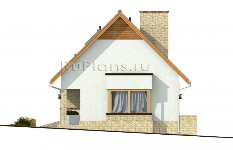 Проект блочного дома №831 на заказ