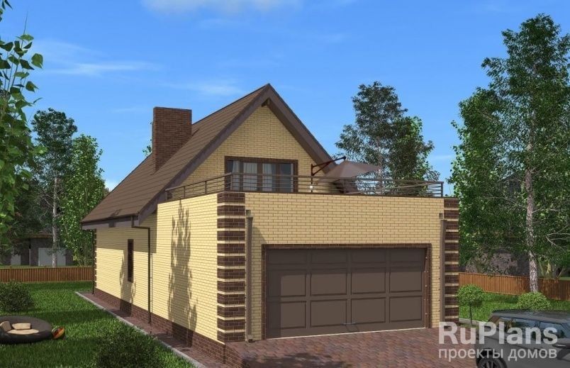 Проект блочного дома №162 на заказ