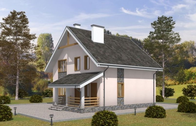 Проект блочного дома №45 на заказ