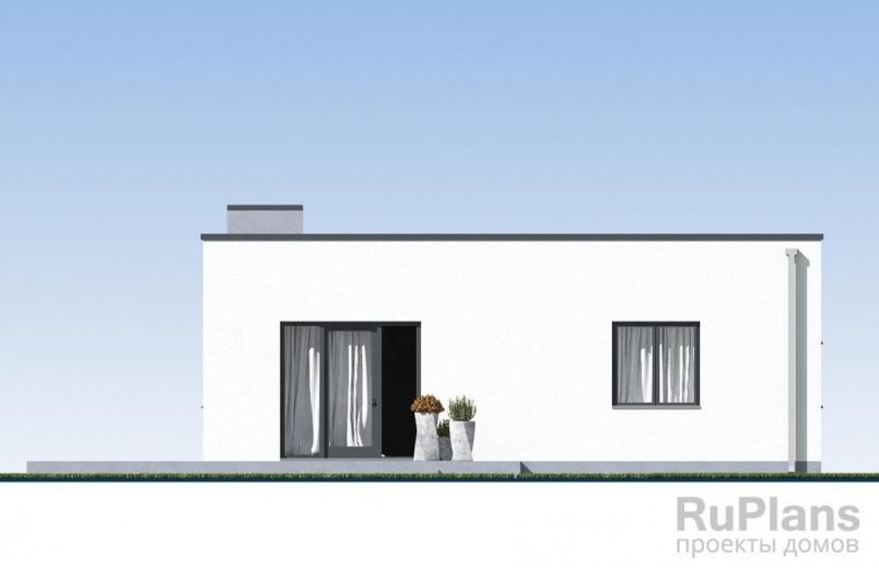 Проект блочного дома №641 на заказ