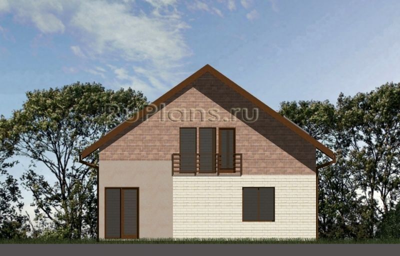 Проект каркасного дома №948 на заказ