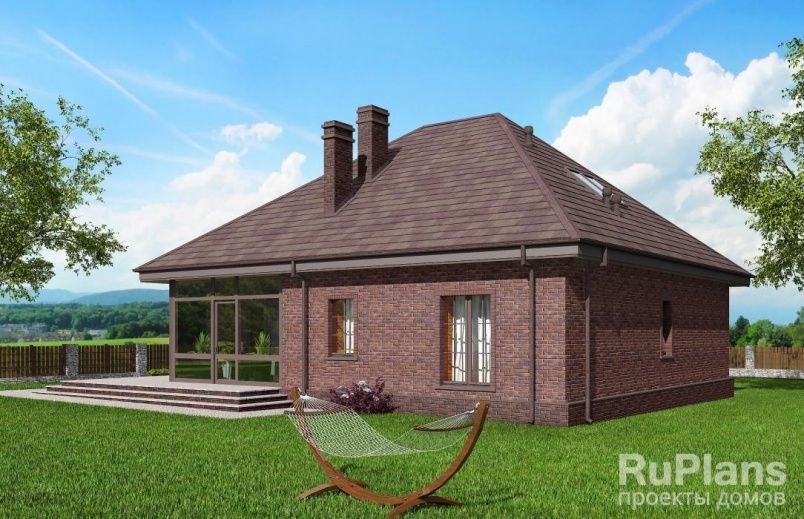 Проект кирпичного дома №559 на заказ