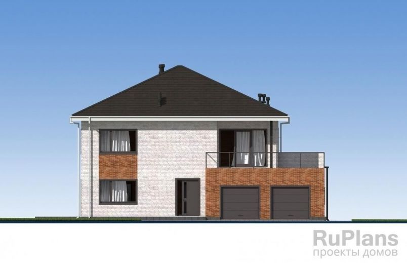 Проект блочного дома №552 на заказ