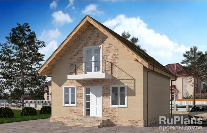 Проект блочного дома №509 на заказ