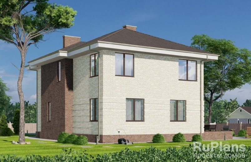 Проект кирпичного дома №966 на заказ
