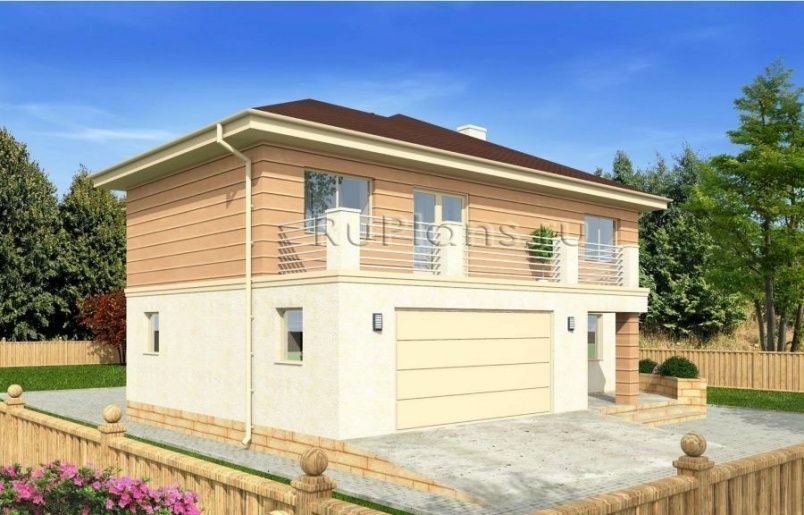 Проект кирпичного дома №496 на заказ