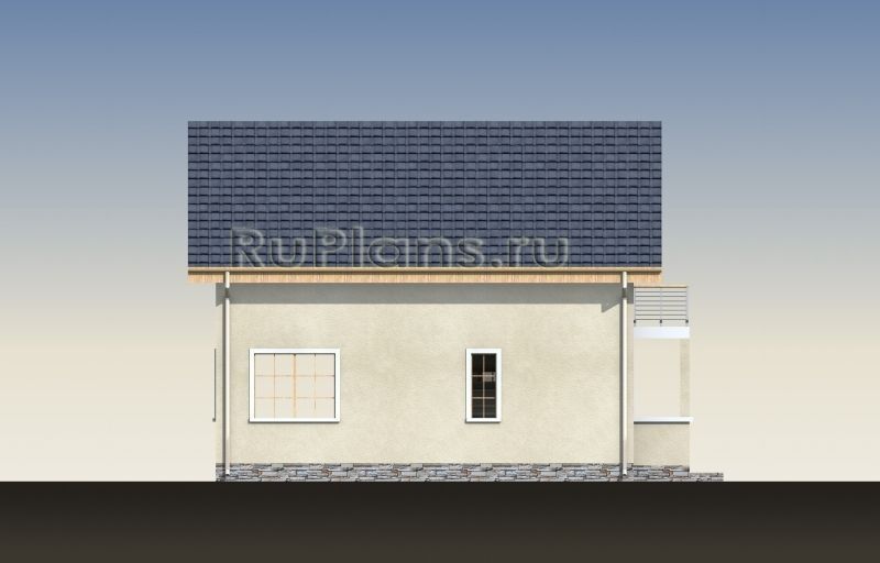 Проект каркасного дома №382 на заказ