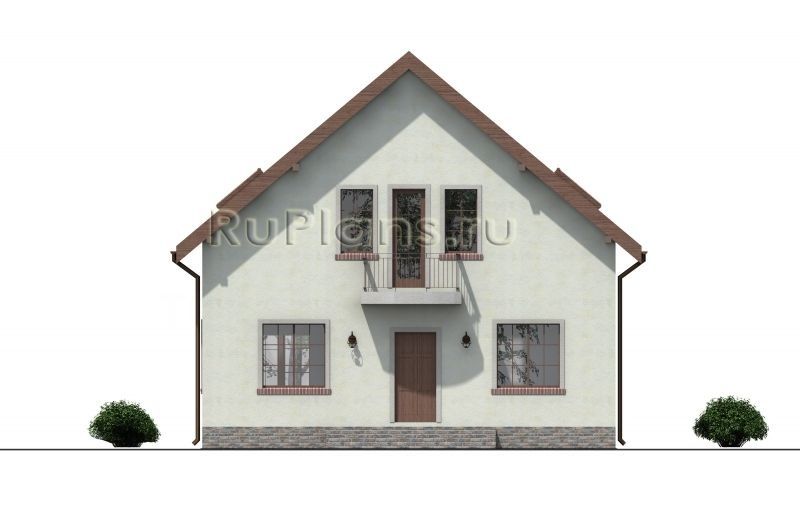 Проект каркасного дома №391 на заказ