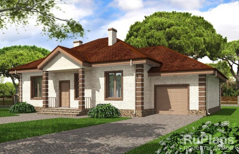 Проект блочного дома №137 на заказ