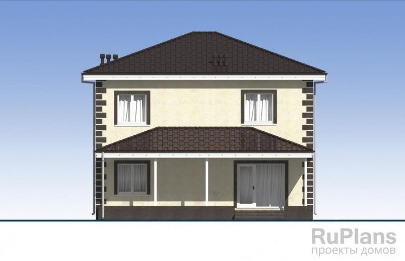 Проект блочного дома №38 на заказ