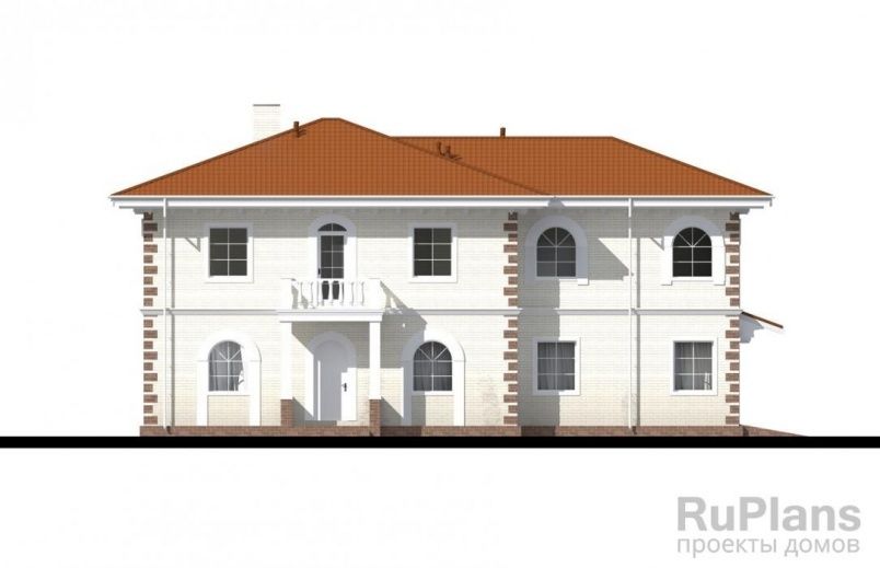 Проект кирпичного дома №506 на заказ