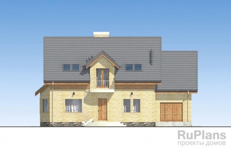 Проект кирпичного дома №514 на заказ