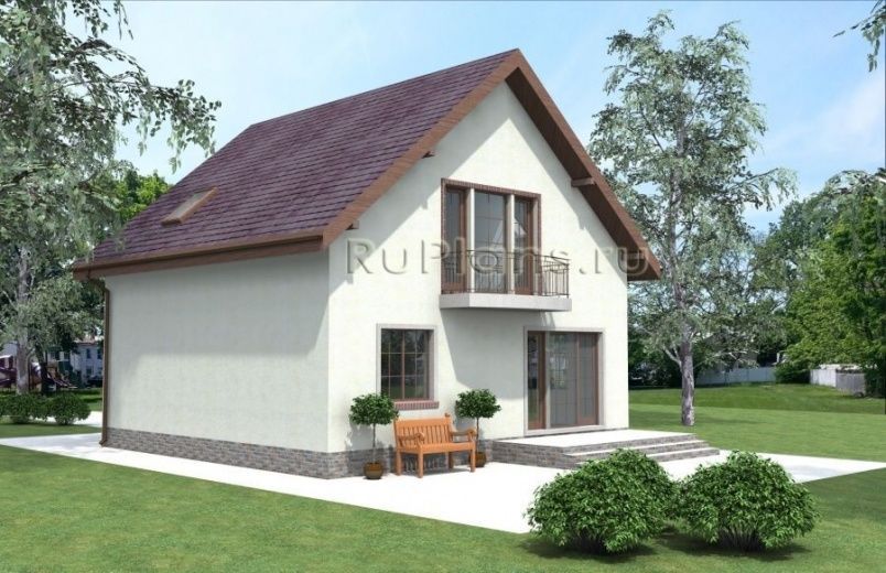 Проект каркасного дома №391 на заказ