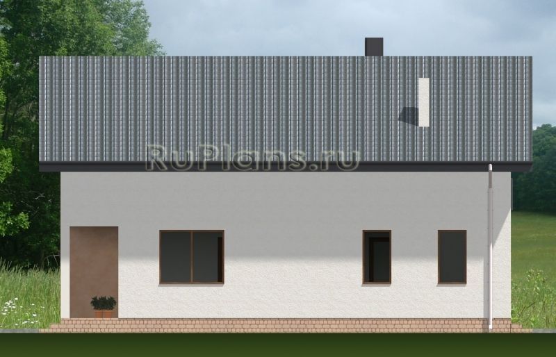 Проект каркасного дома №566 на заказ