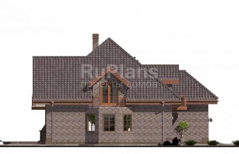 Проект кирпичного дома №482 на заказ
