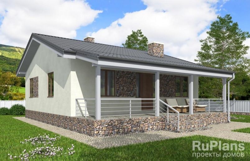 Проект блочного дома №147 на заказ