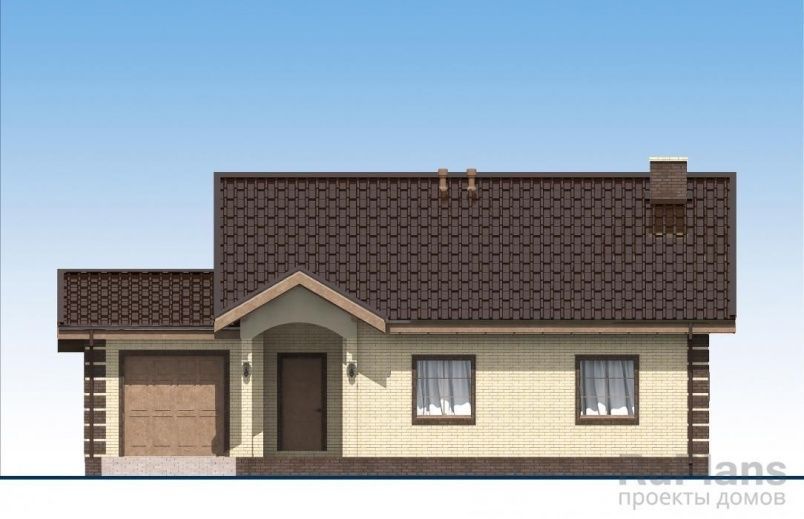 Проект блочного дома №57 на заказ