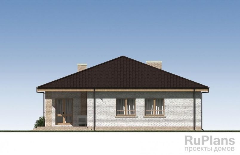 Проект кирпичного дома №241 на заказ