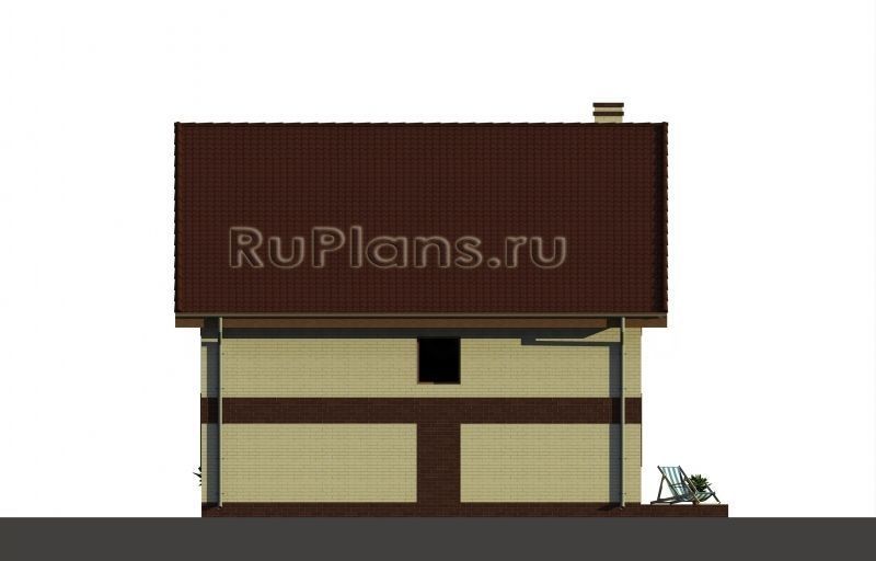 Проект кирпичного дома №243 на заказ