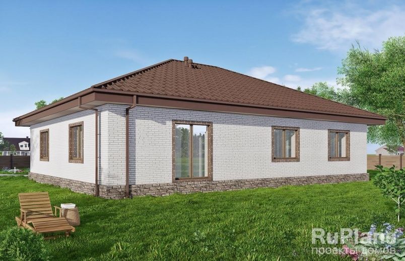 Проект кирпичного дома №599 на заказ