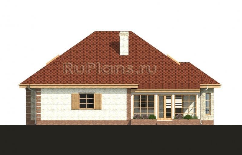 Проект блочного дома №418 на заказ