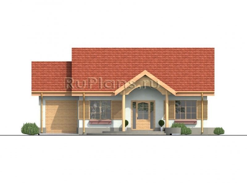 Проект каркасного дома №162 на заказ