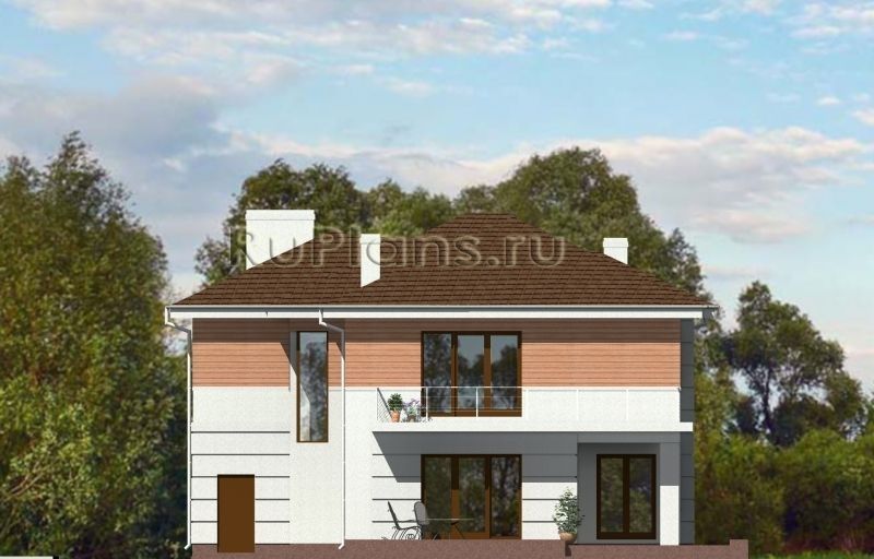 Проект кирпичного дома №568 на заказ