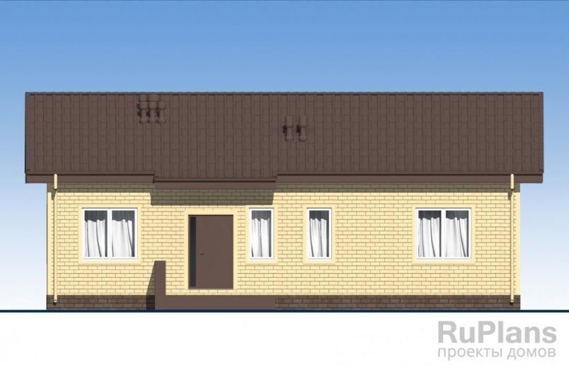 Проект каркасного дома №778 на заказ