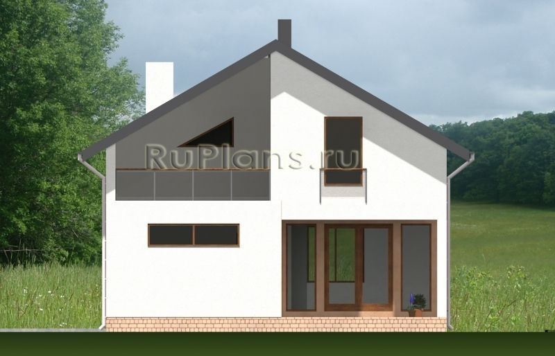 Проект каркасного дома №566 на заказ