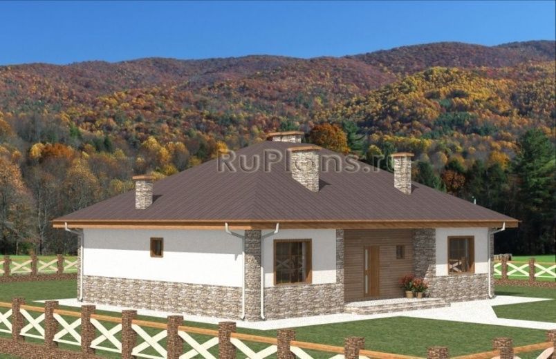 Проект блочного дома №21 на заказ