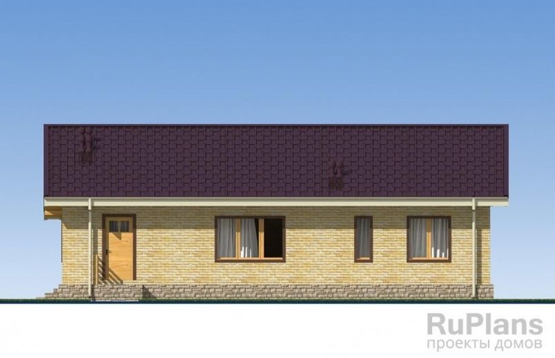 Проект блочного дома №17 на заказ