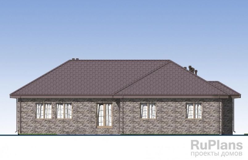 Проект каркасного дома №645 на заказ