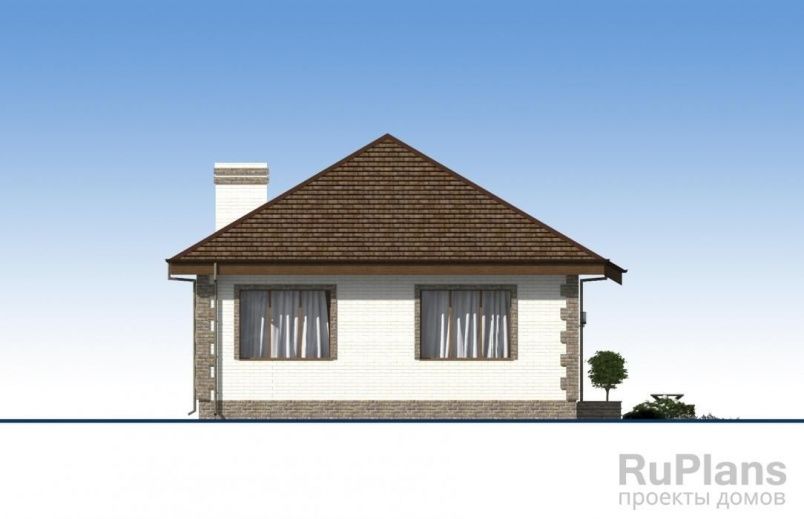 Проект кирпичного дома №344 на заказ