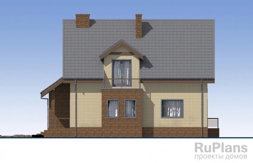 Проект блочного дома №197 на заказ