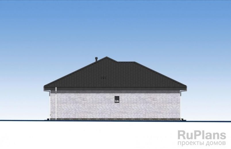 Проект кирпичного дома №601 на заказ