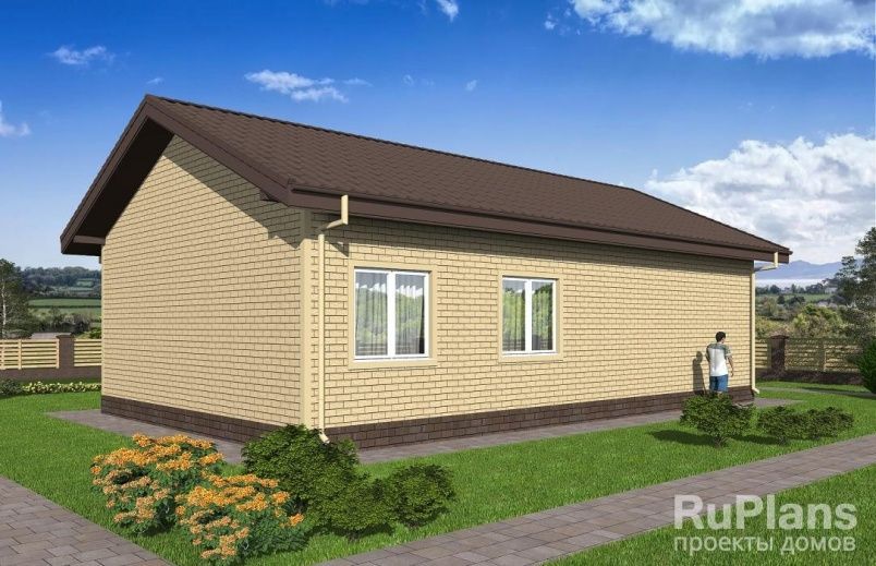 Проект каркасного дома №778 на заказ